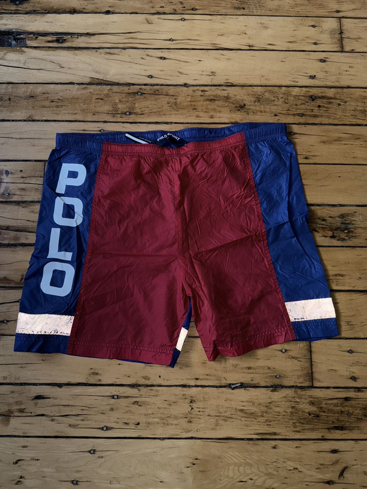 Polo Ralph Lauren RARE Vintage 3m Polo Sport USA swimshorts 90's Size US 36 / EU 52 - 2 Thumbnail
