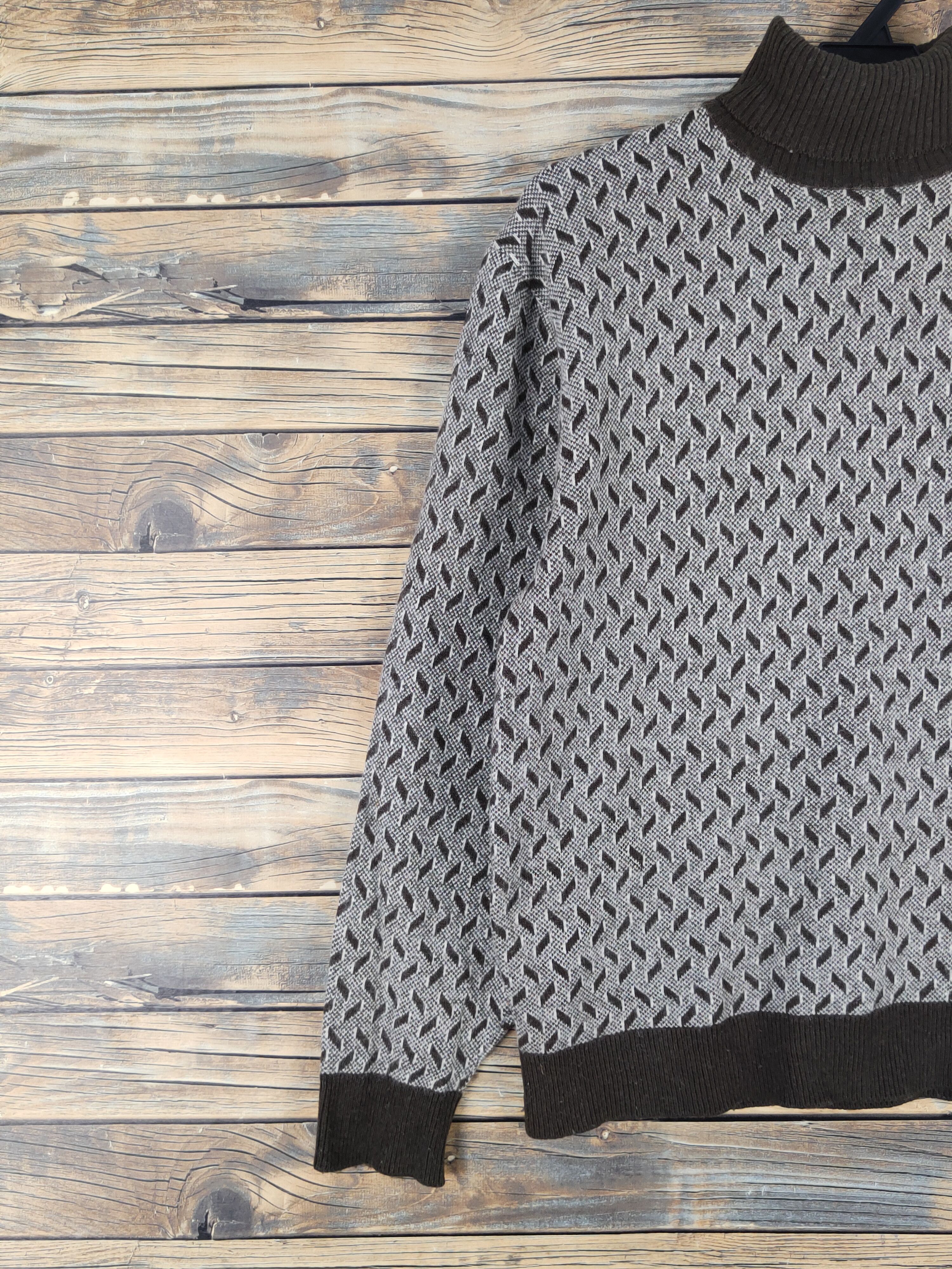 Homespun Knitwear × Japanese Brand × Vintage Cross Brown Knitwear vintage Sweatshirts #W1553 Size US S / EU 44-46 / 1 - 3 Thumbnail