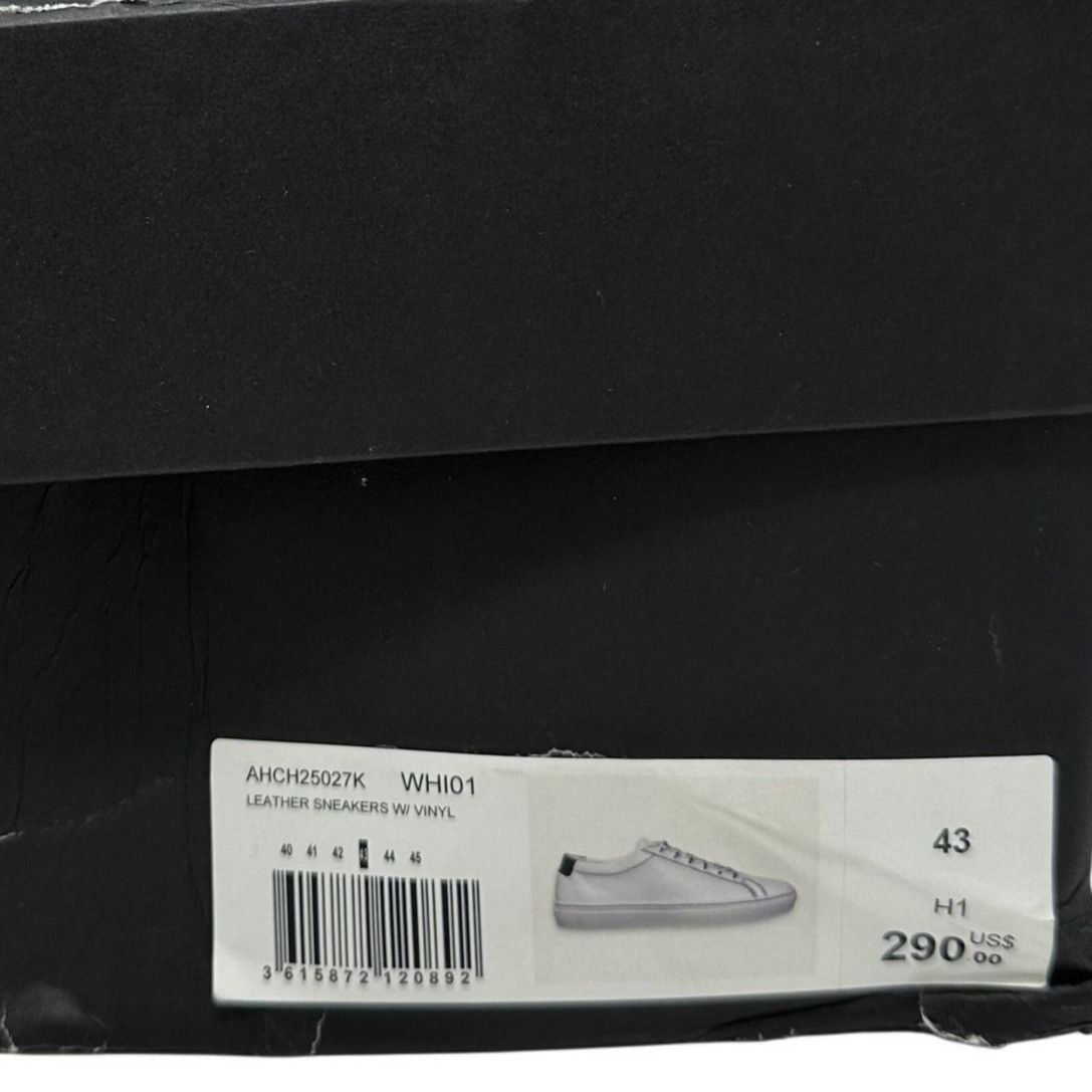 The Kooples The Kooples White Leather Lace-Up Sneakers w Contrast Stitch Size US 9 / EU 42 - 12 Thumbnail
