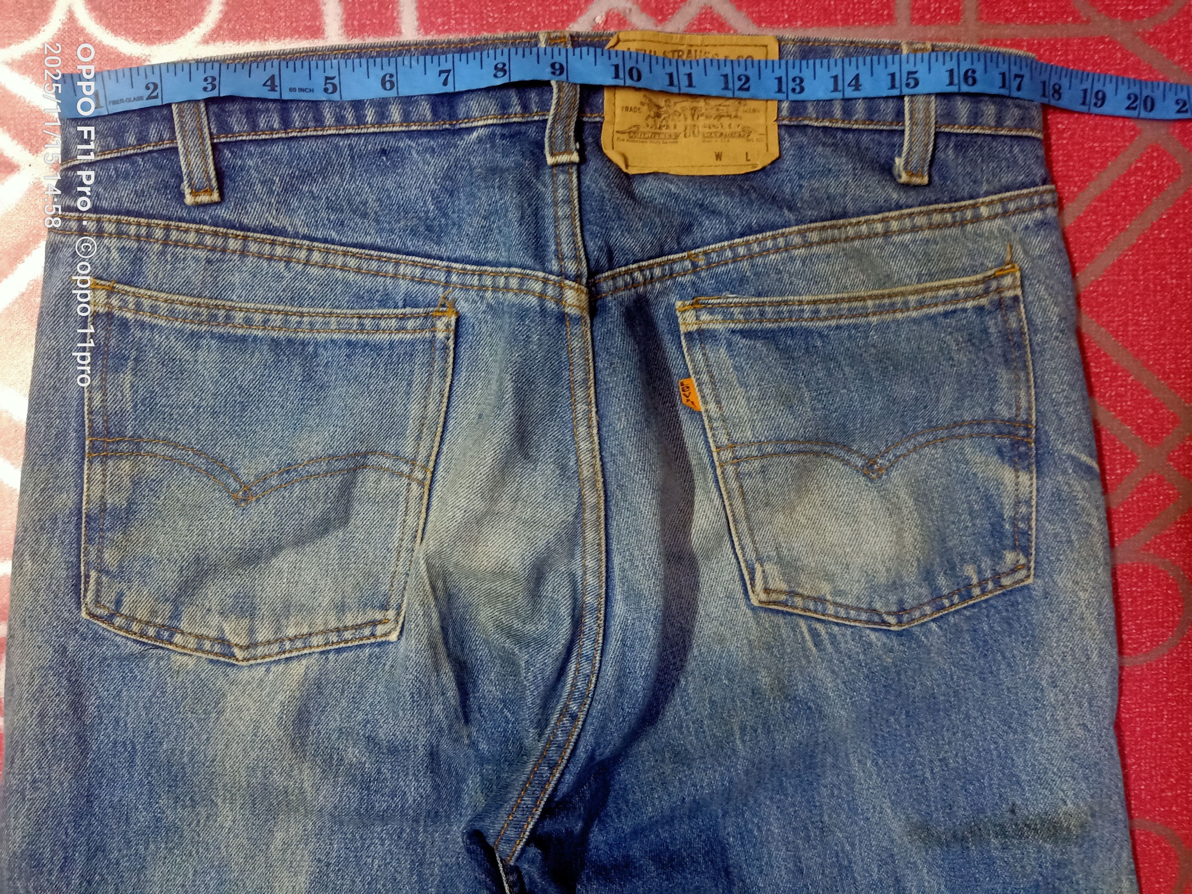 Levi's Vintage Clothing Vintage Levis 80s 505 Oren Tag Distressdenim 🌟 Size US 34 / EU 50 - 7 Thumbnail
