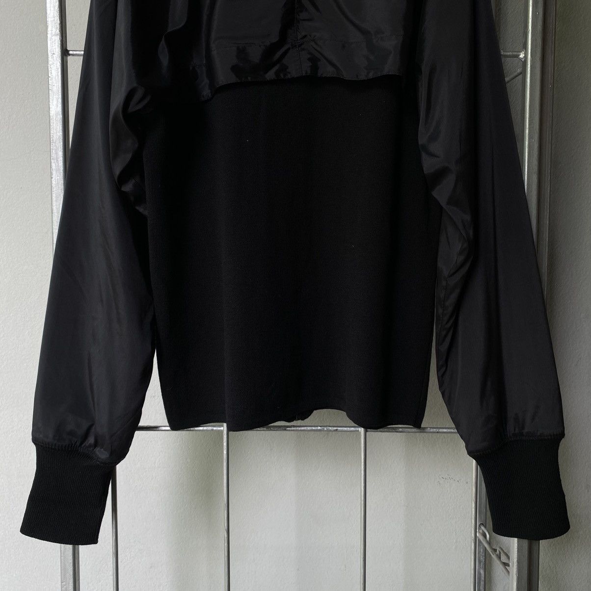 Prada Prada Black Hybrid Jacket Size US S / EU 44-46 / 1 - 8 Thumbnail