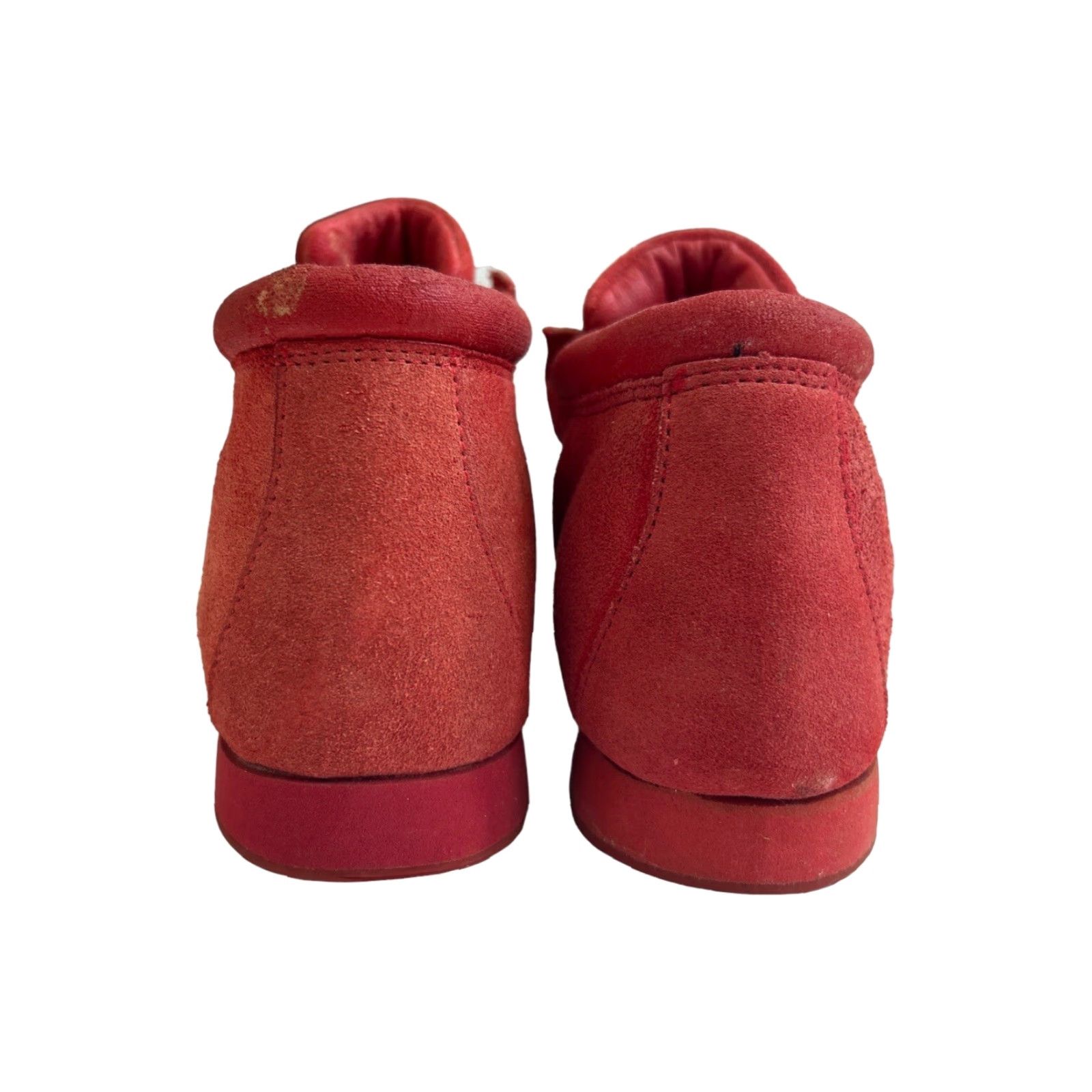 La Gear VINTAGE LA Gear High Top Sneaker Shoes Womens Size 6 Suede 90s Red NWT Deadstock Embroidered Logo + 2 Laces Size M / US 6-8 / IT 42-44 - 6 Thumbnail