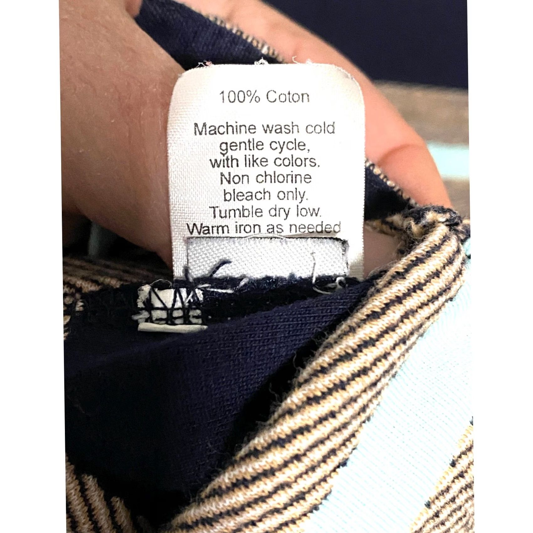 J.Crew J.CREW Shirt Womens M Preppy 2013 Cotton Striped Popover 3/4 Sleeve VINTAGE? Size M / US 6-8 / IT 42-44 - 6 Thumbnail