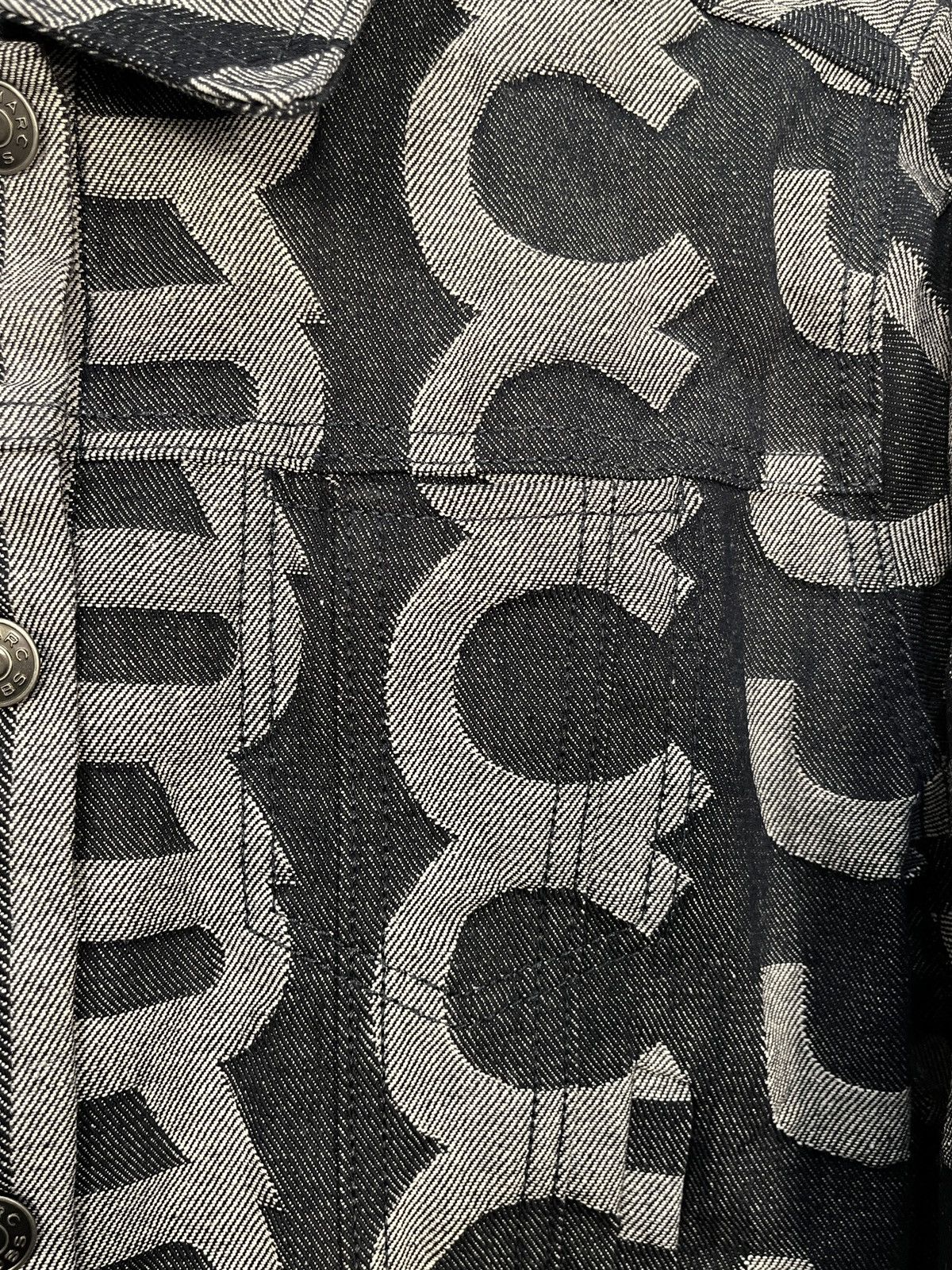 Marc Jacobs Marc Jacobs Raw Denim Monogram Jacket (unisex) Size US L / EU 52-54 / 3 - 13 Thumbnail