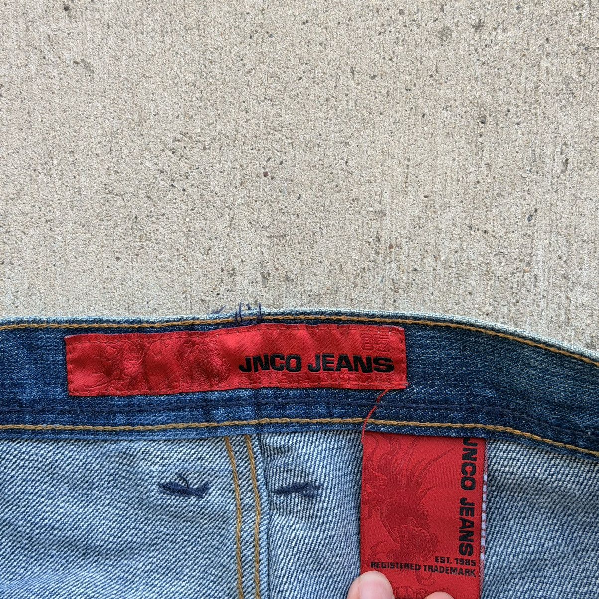 JNCO Rare Vintage JNCO Denim Tribal Wide Leg 90's 34 x 30 Size US 34 / EU 50 - 7 Thumbnail