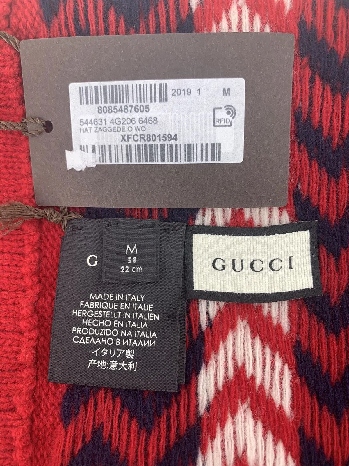 Gucci new Gucci wool hat women men size-M-58cm Size ONE SIZE - 4 Thumbnail