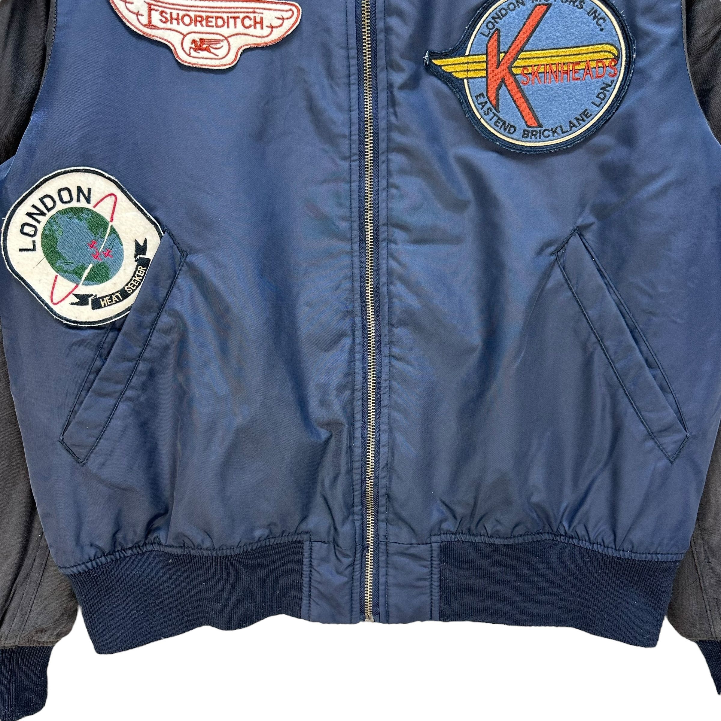 Lee LEE COOPER Patches Logo Bomber Jacket #94-1450 Size US L / EU 52-54 / 3 - 5 Thumbnail