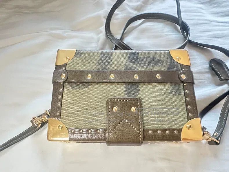READYMADE Ready Made size os Hard Shell Bag, Made of WWII Military Fa Size ONE SIZE - 3 Thumbnail