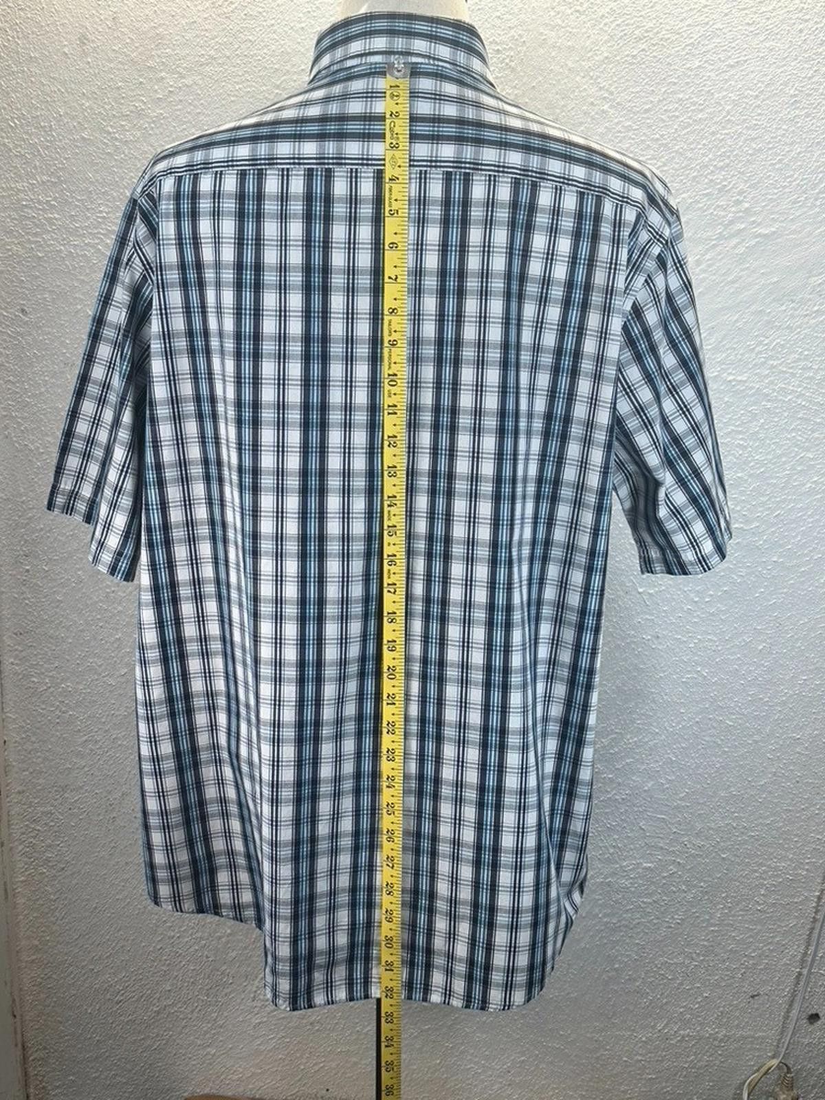 Croft & Barrow Croft & Barrow Men's XL Blue Plaid Button Down Shirt Size US XL / EU 56 / 4 - 5 Thumbnail