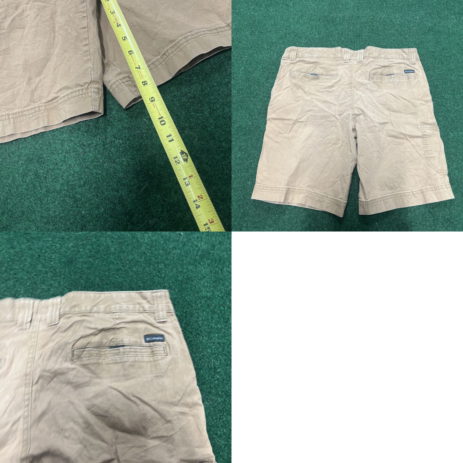 Vintage Columbia Hiking Cargo Shorts Men's Size 36W X 10L Brown Khaki Pockets Outdoor Size US 36 / EU 52 - 8 Thumbnail