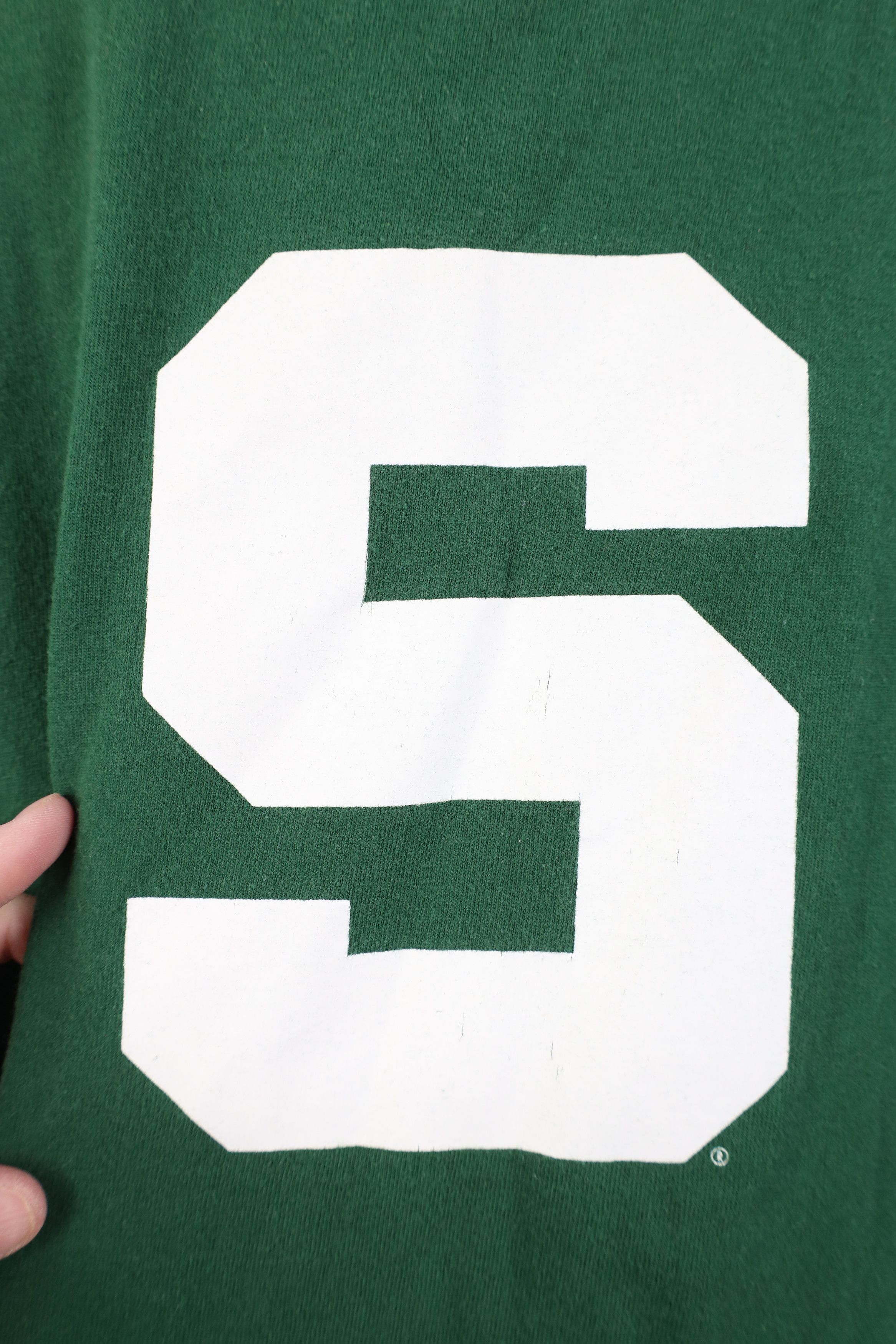 Nike Vintage Nike Just Do It Michigan State University T-Shirt Size US XL / EU 56 / 4 - 10 Thumbnail