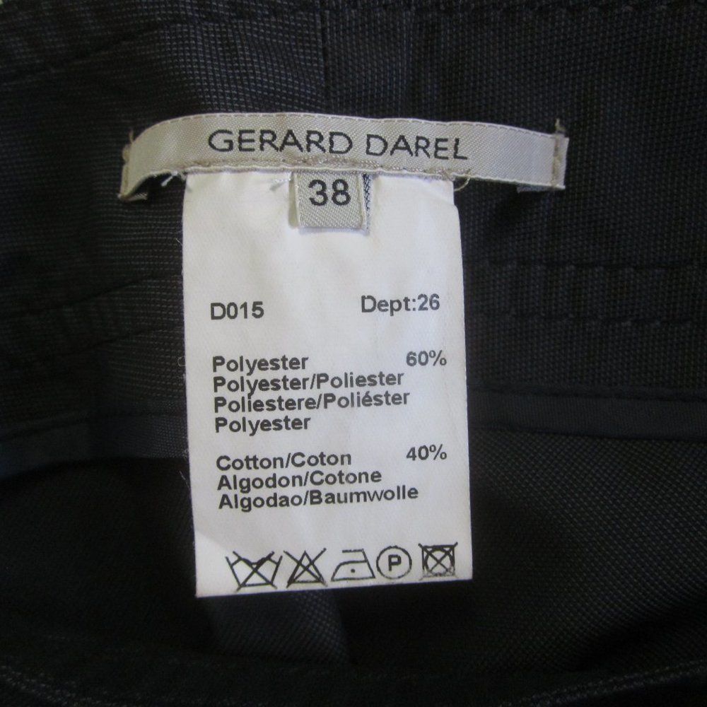 Carel Paris Gerard Darel Womens Crop Pants Size 38 (US 6) Dark Blue / G Size 27" / US 4 / IT 40 - 2 Thumbnail