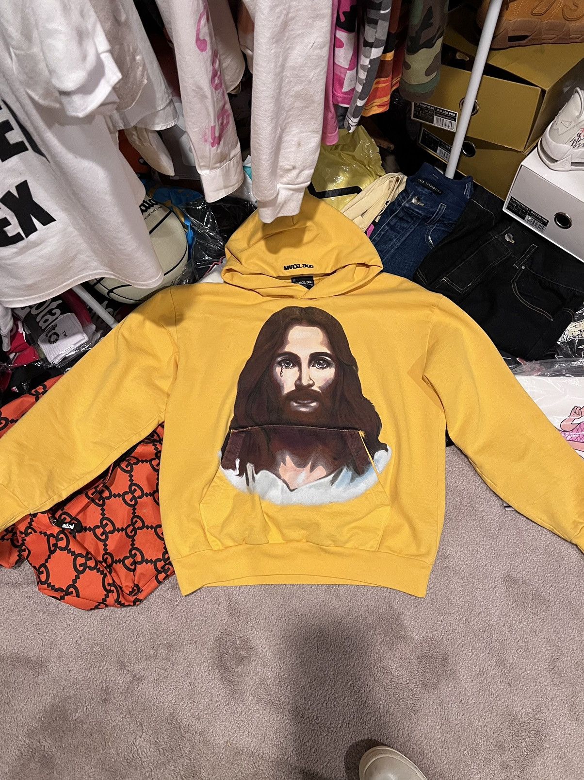 Marcel Zago Steakle v1 Yellow Hoodie | Marcel Zago Size US M / EU 48-50 / 2 - 1 Thumbnail