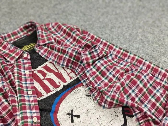 Flannel Vintage Flannel Shirt Checkered Travis Scott Style Hype Size US L / EU 52-54 / 3 - 6 Thumbnail