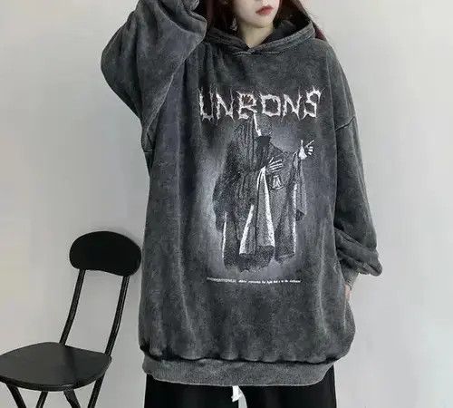 Japanese Brand × Vintage Aesthetic Vintage Dark Hoodie Size US L / EU 52-54 / 3 - 1 Thumbnail