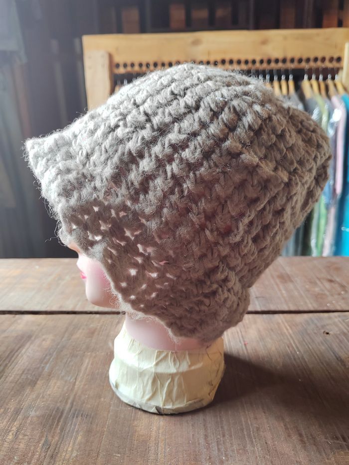 Japanese Brand Vintage Crochet Knitted handmade Bucket Hat Size ONE SIZE - 1 Thumbnail