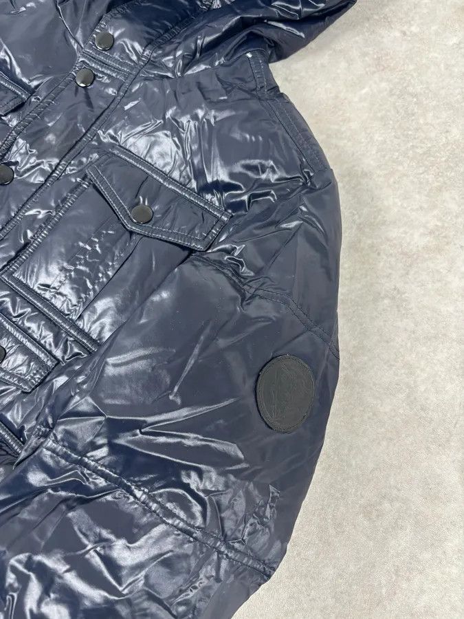 Gucci AW2008 Gucci Navy Satin Hooded Puffer Bomber Jacket Size US M / EU 48-50 / 2 - 9 Thumbnail
