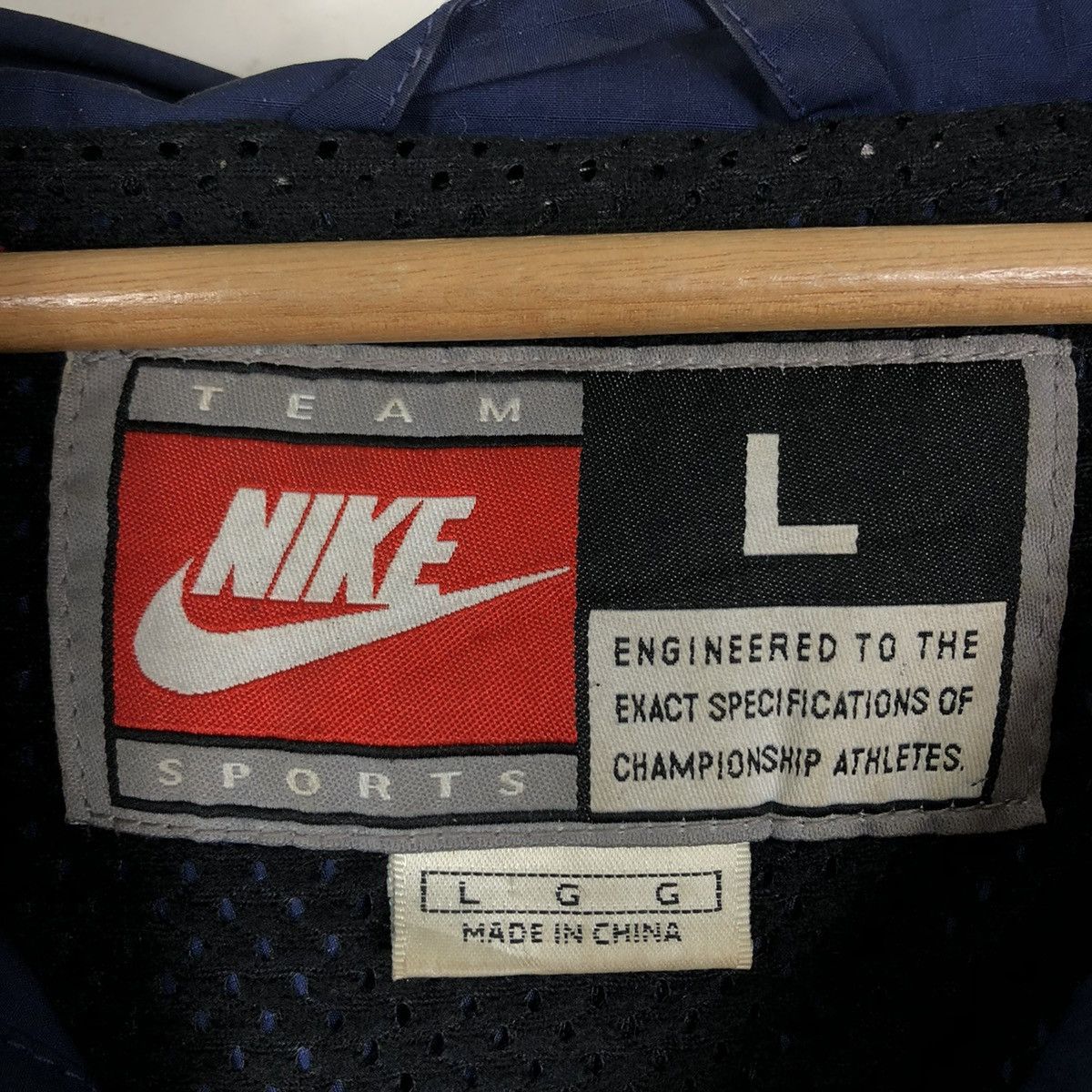 Nike 📌VINTAGE NIKE ANORAK PULL OVER JACKET BIG LOGO SWOOSH Size US L / EU 52-54 / 3 - 15 Thumbnail