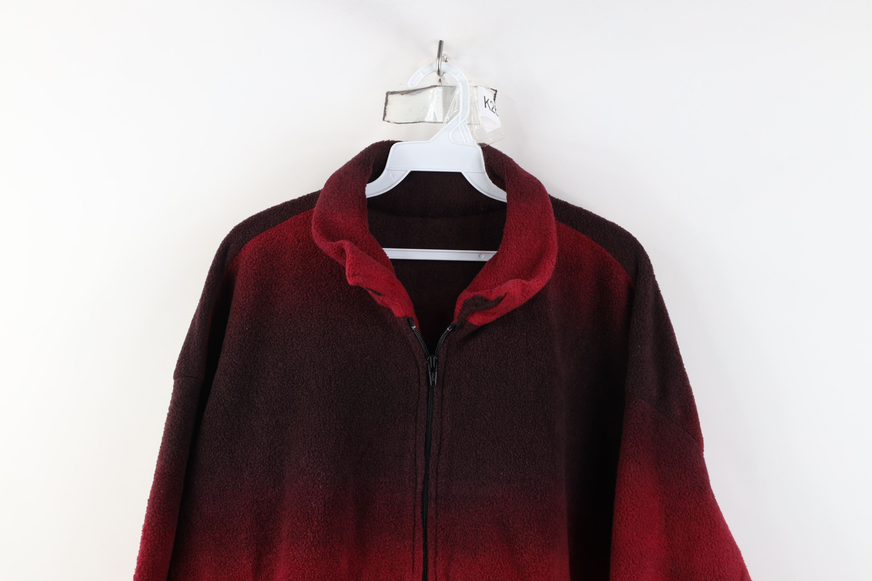 Vintage Vintage 90s Streetwear All Over Print Fleece Sweater Size 3XL / US 20-22 - 2 Thumbnail