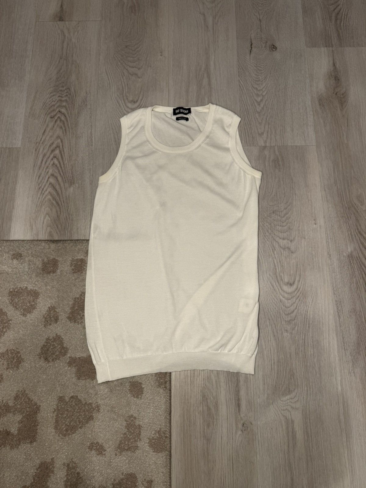 Raf Simons s/s 2021 knit wool tank top!! Size US S / EU 44-46 / 1 - 1 Thumbnail