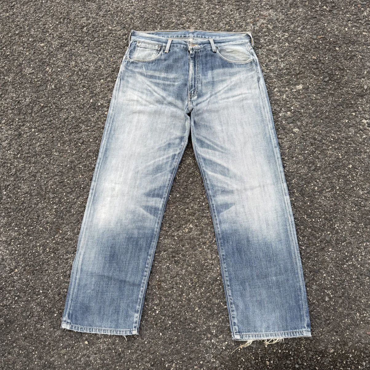 Levi's W35 Vintage Levi's 553 straight faded denim jean pants. Size US 35 - 3 Thumbnail