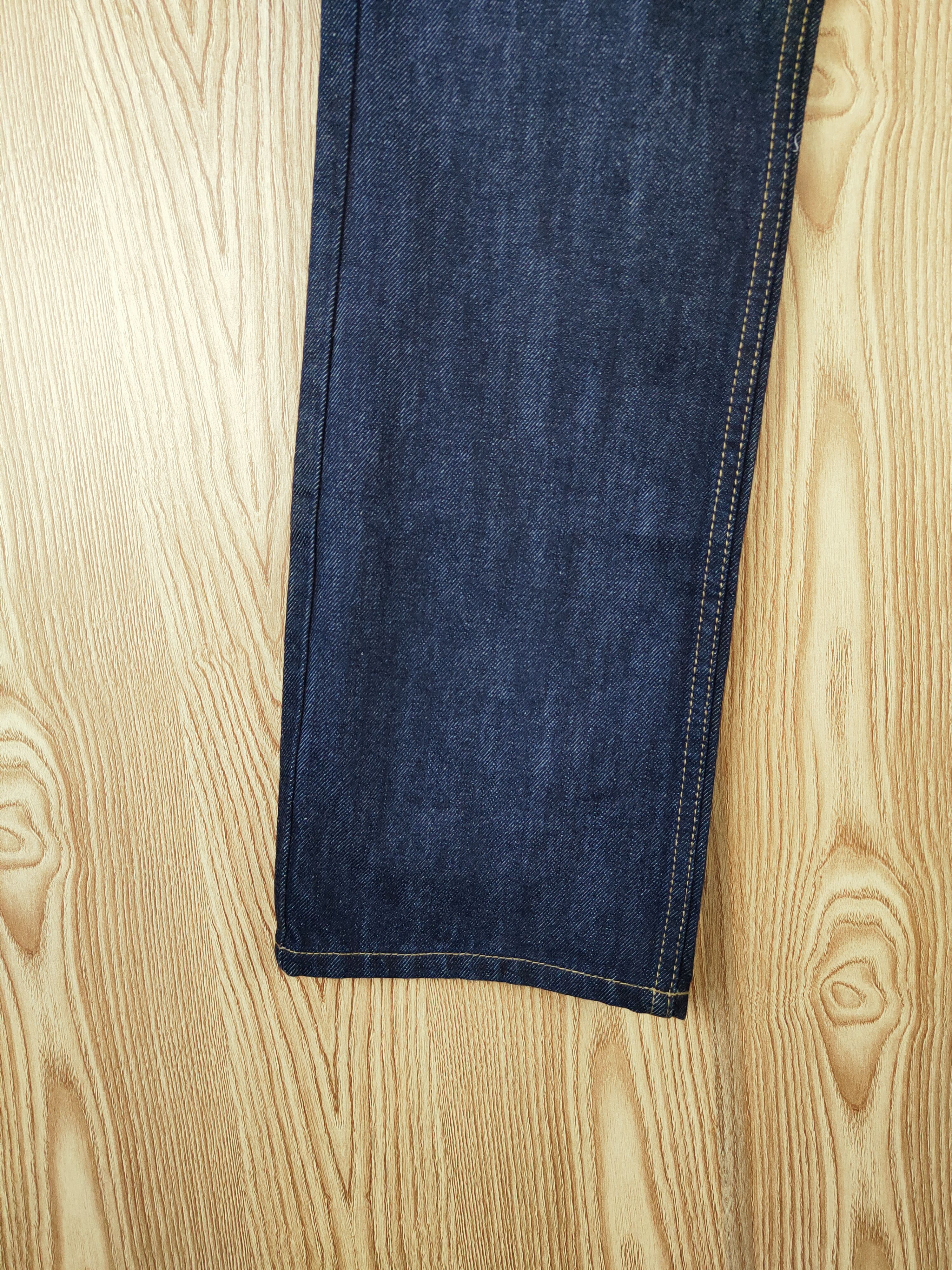 Japanese Brand × Vintage 1962 Lois 50th Anniversary Dark Blue Distressed Ripped Jeans Size US 35 - 4 Thumbnail