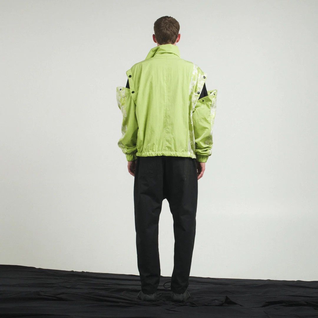 Japanese Brand !DS! AW22 Zsigmond Kassa Acid Green Jacket Coat Size US M / EU 48-50 / 2 - 6 Thumbnail