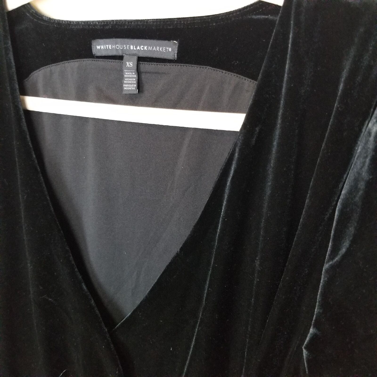 White House Black Market White House Black Market Velvet Top Witchy Vamp Whimsigoth Size XS / US 0-2 / IT 36-38 - 5 Thumbnail