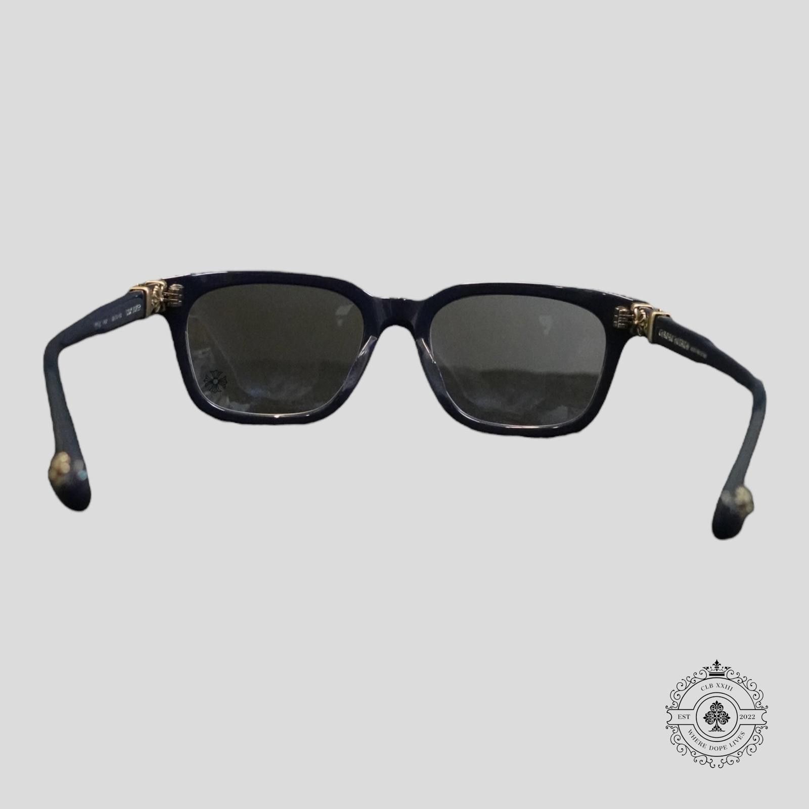 Chrome Hearts Chrome Hearts Cox Ucker Sunglasses in Blue/Silver Size ONE SIZE - 4 Thumbnail