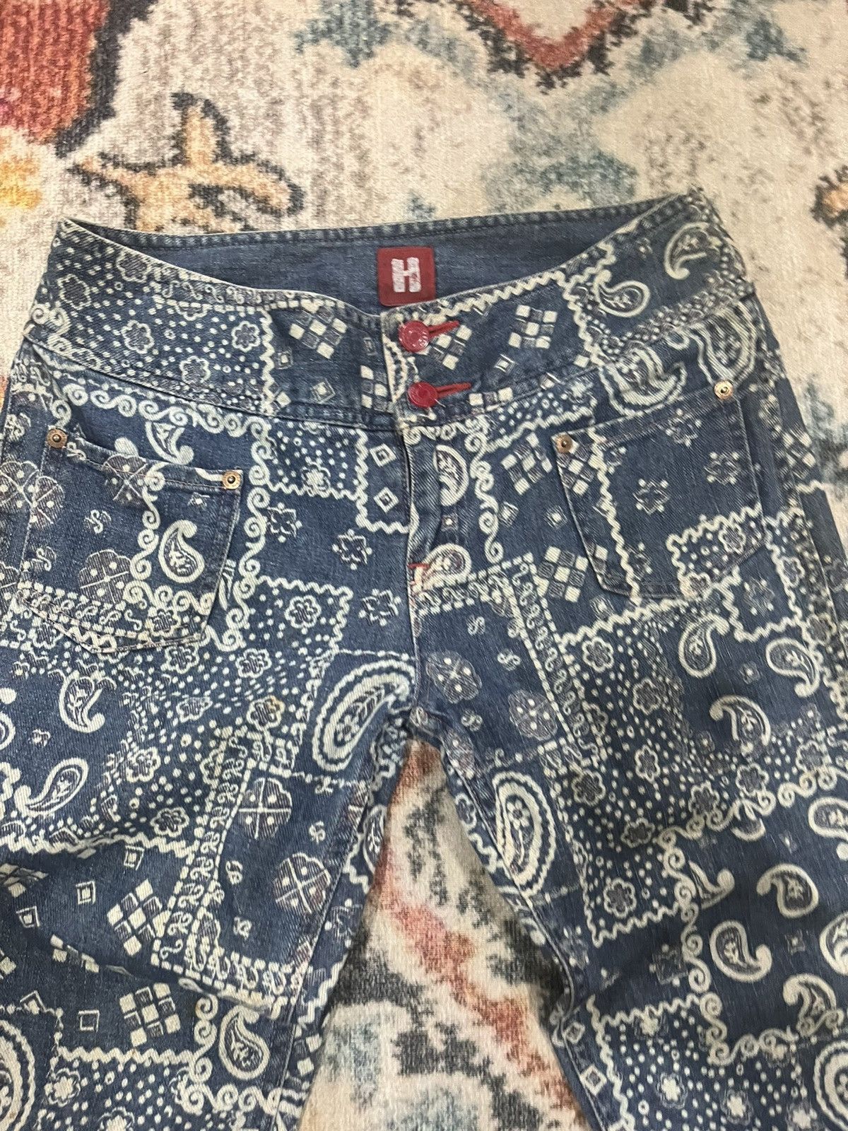 Hysteric Glamour Vintage 90s parsley patchwork printed Size 30" / US 8 / IT 44 - 2 Thumbnail