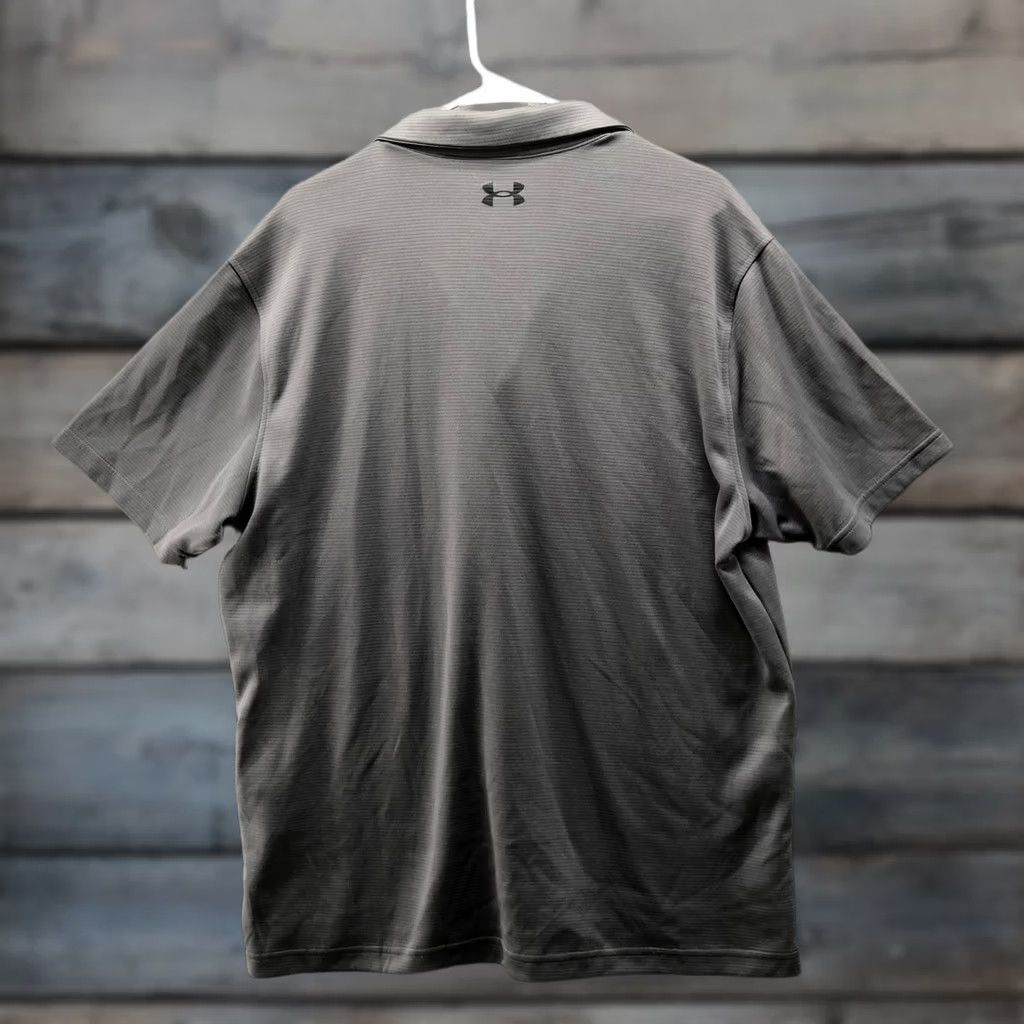 Under Armour Under Armour Polo Shirt Mens XL Gray Loose Fit Short Sleeve Active Size US XL / EU 56 / 4 - 1 Thumbnail