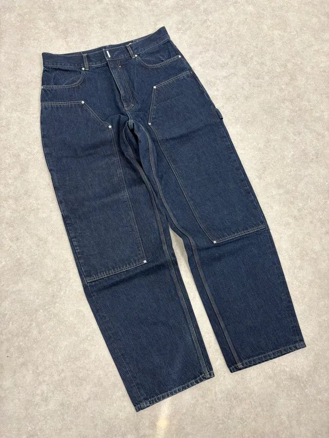 Givenchy SS2024 Givenchy 4G Cargo Denim Brut Carpenter Jeans Size US 34 / EU 50 - 5 Thumbnail