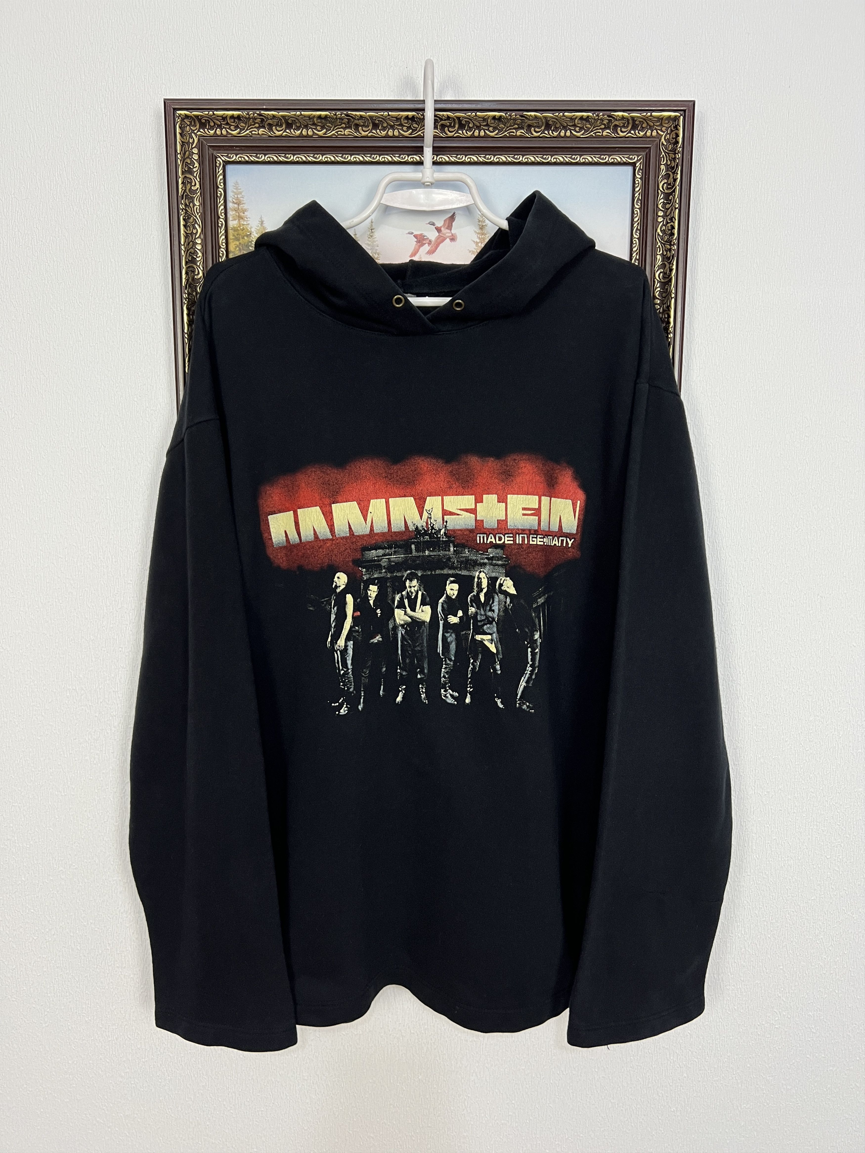 Vintage Vintage Rammstein Over Print Hoodie Band Jacket Rare Hype Size US XXL / EU 58 / 5 - 1 Thumbnail