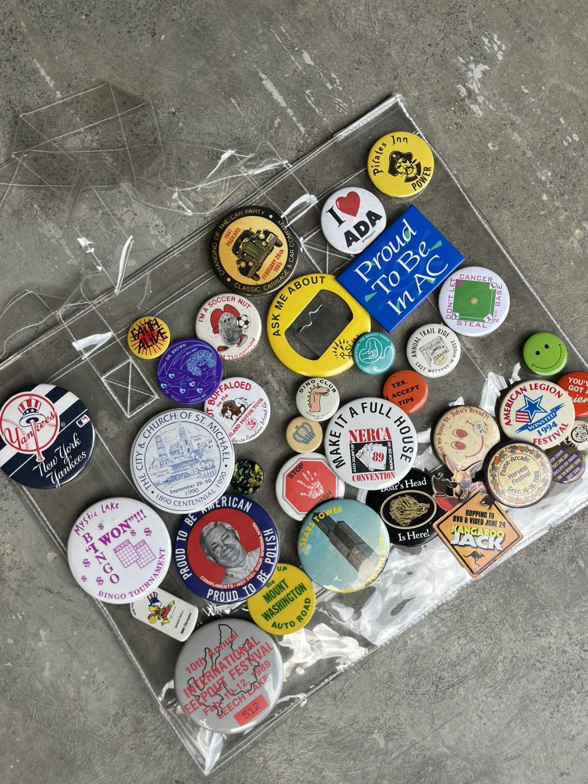 Other 1 of 1 unknown archive x permission only pin tote bag Size ONE SIZE - 2 Thumbnail