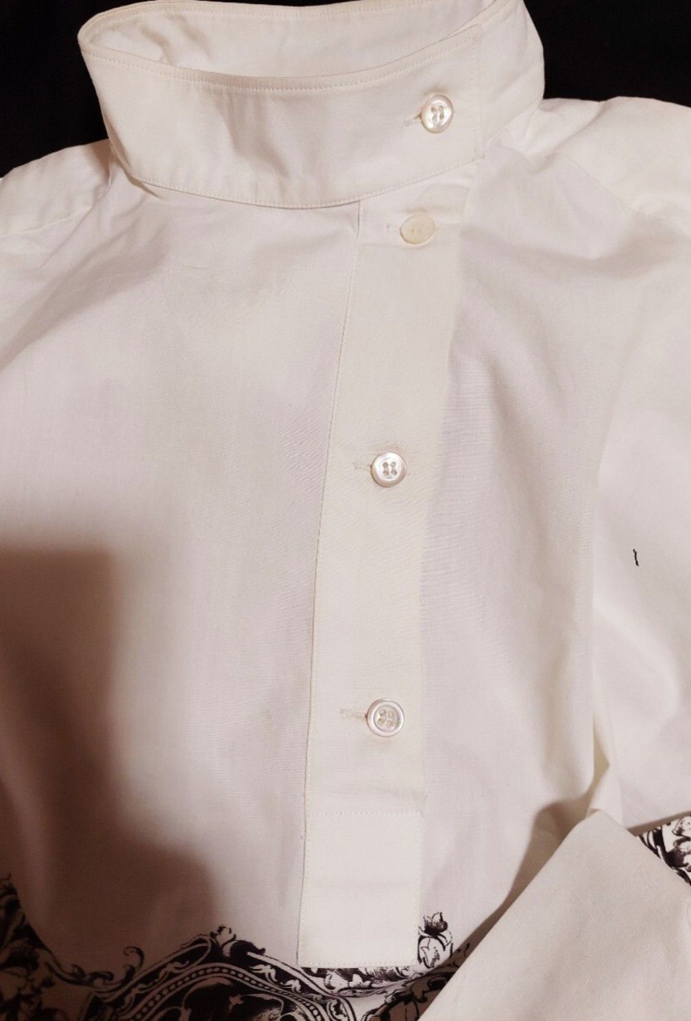 Alexander McQueen Alexander McQueen baroque 90s white shirt size 46 Size US M / EU 48-50 / 2 - 8 Thumbnail