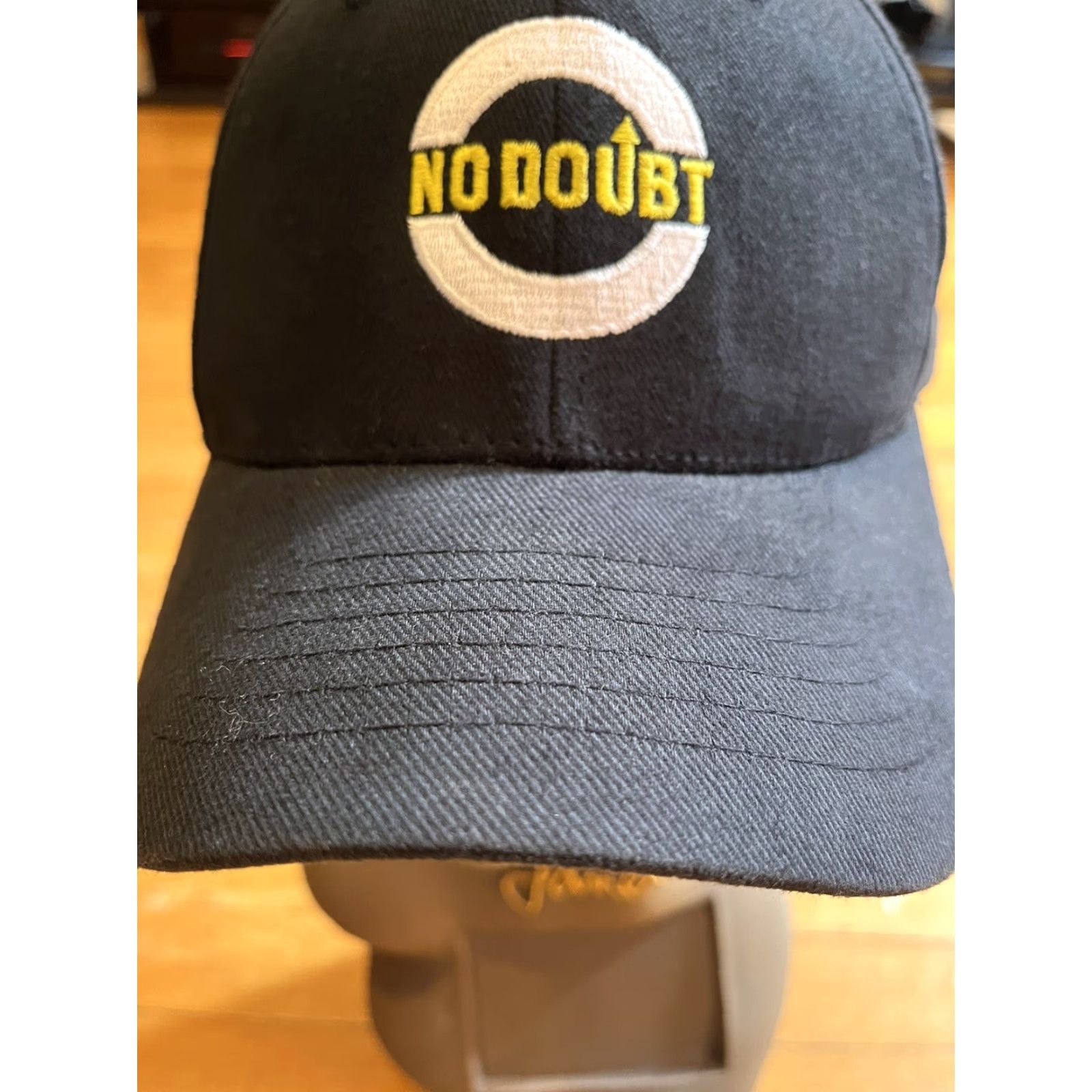 Vintage VINTAGE No Doubt Hat Black Y2K Gwen Stefani Baseball Cap One Size Men Black 90s Music Retro Rock | Magic Headwear Size ONE SIZE - 2 Thumbnail