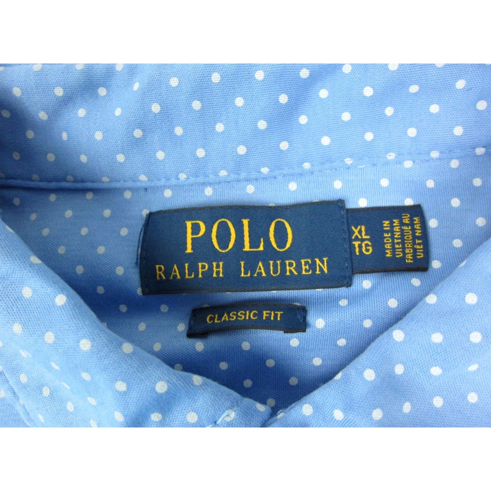 Polo Ralph Lauren Polo Ralph Lauren Polo Shirt XL Blue Polka Dot Golf Mens Polo Shirt XL Blue Polo Ralph Lauren Polo Shirt Polka Dot Golf Mens Size US XL / EU 56 / 4 - 5 Thumbnail