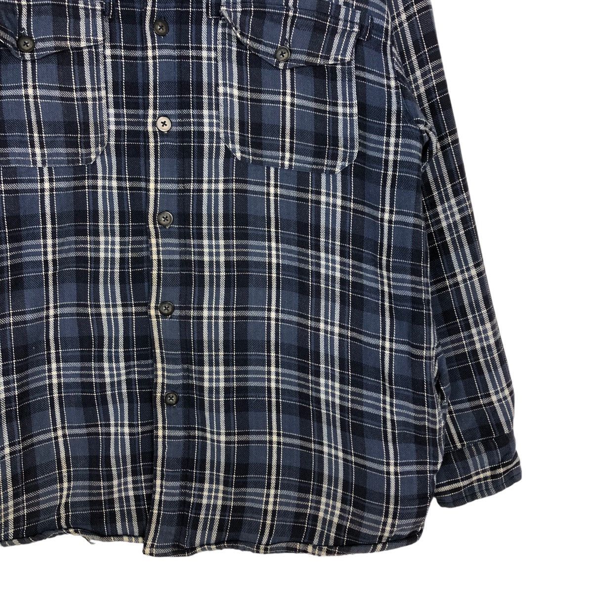 Flannel VINTAGE FLANNEL SHIRT JACKET LEVI’S SHEARLING TARTAN DESIGN Size US L / EU 52-54 / 3 - 6 Thumbnail