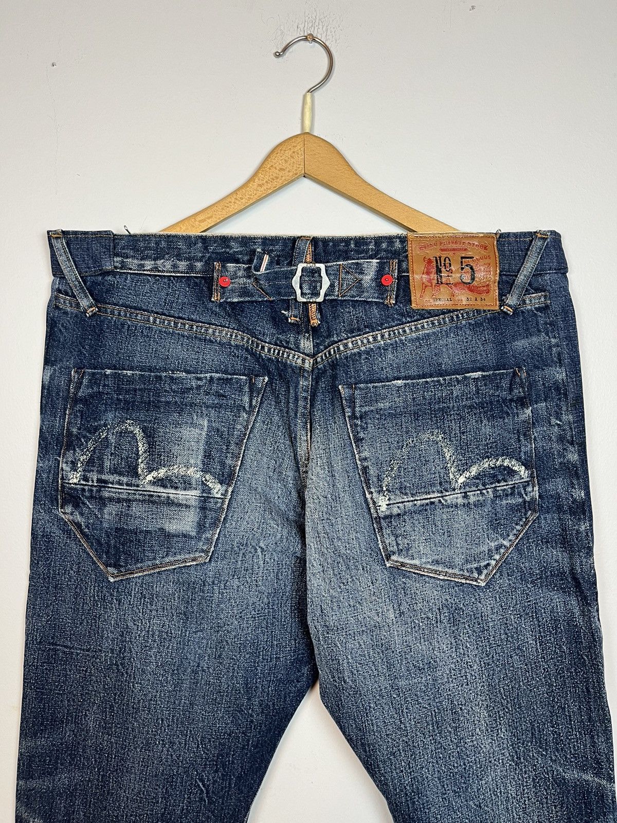 Evisu × Japanese Brand Hand dyed Evisu Jeans Size US 32 / EU 48 - 7 Thumbnail