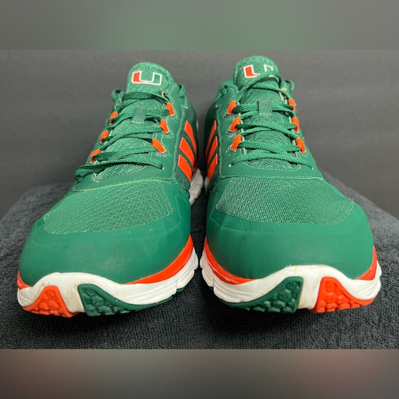 Adidas Adidas Player Issued Miami Hurricanes TEAM EXCLUSIVE 16 RARE Size US 15 / EU 48 - 5 Thumbnail