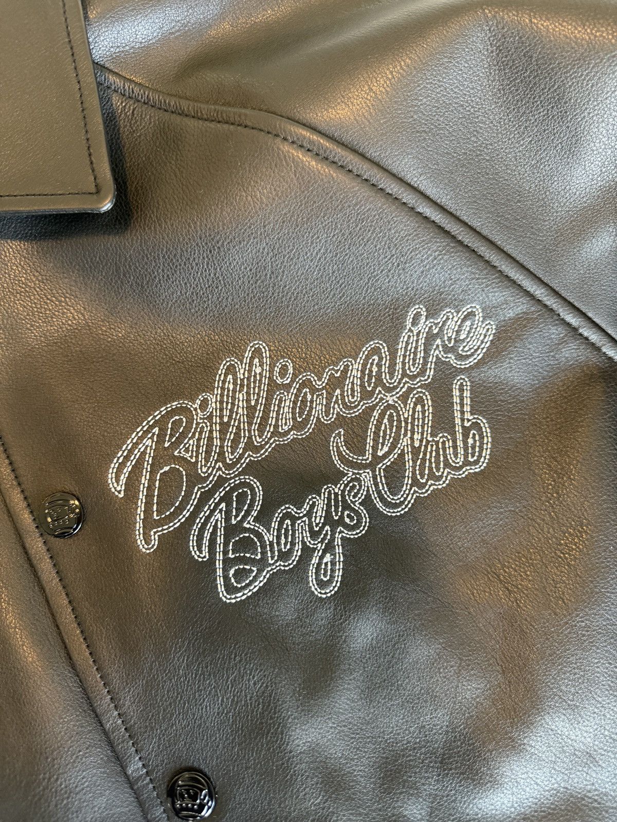 Billionaire Boys Club BILLIONAIRE BOYS CLUB LEATHER COACH JACKET- BLACK, size S Size US S / EU 44-46 / 1 - 8 Thumbnail