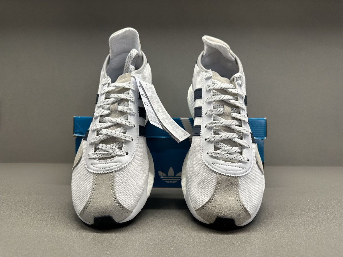 Adidas × Pharrell Adidas Tokio Solar Human Made White Navy Size US 12 / EU 45 - 4 Thumbnail