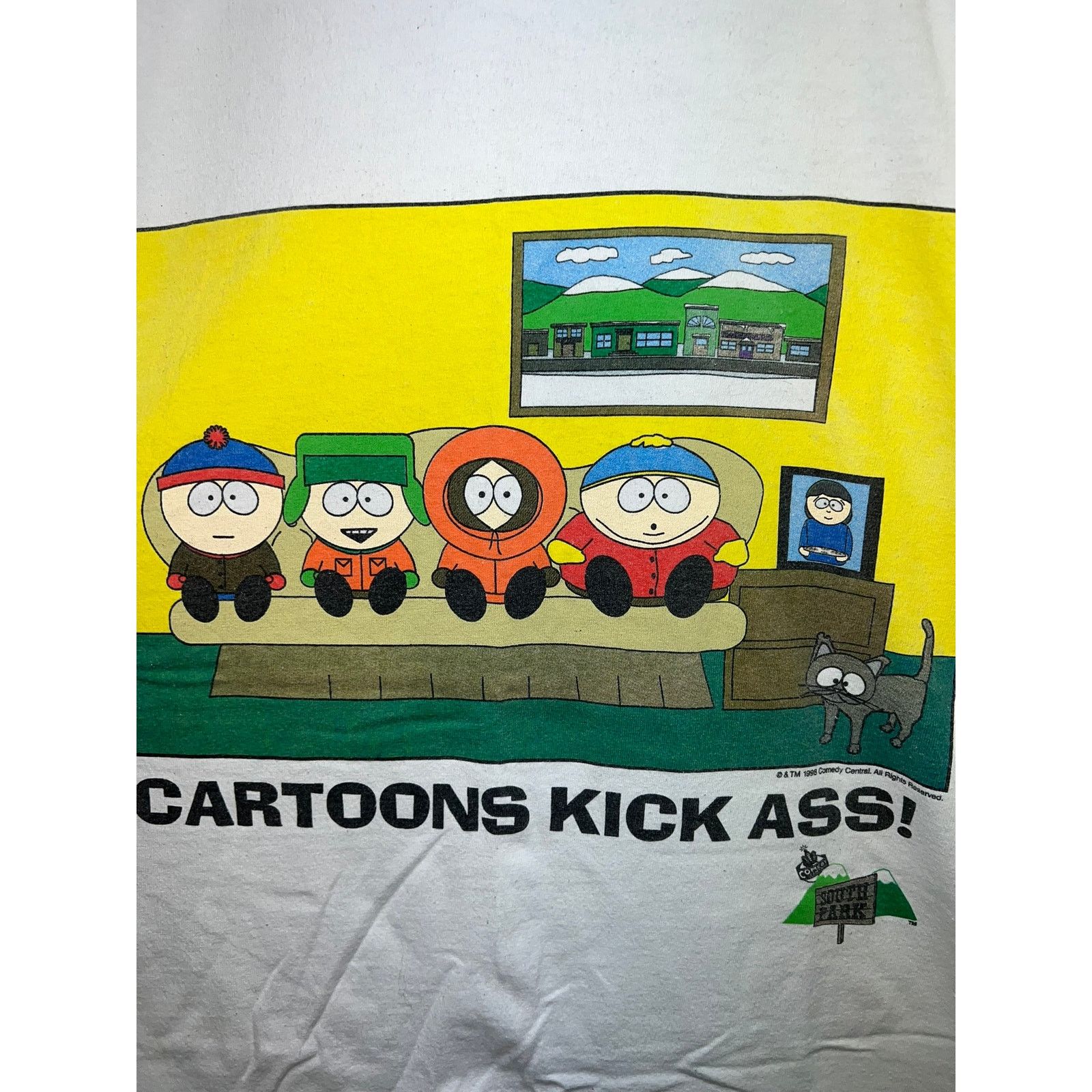 Gildan Vintage South Park Shirt Cartoons Kick A Comedy Central XL Size US XL / EU 56 / 4 - 5 Thumbnail