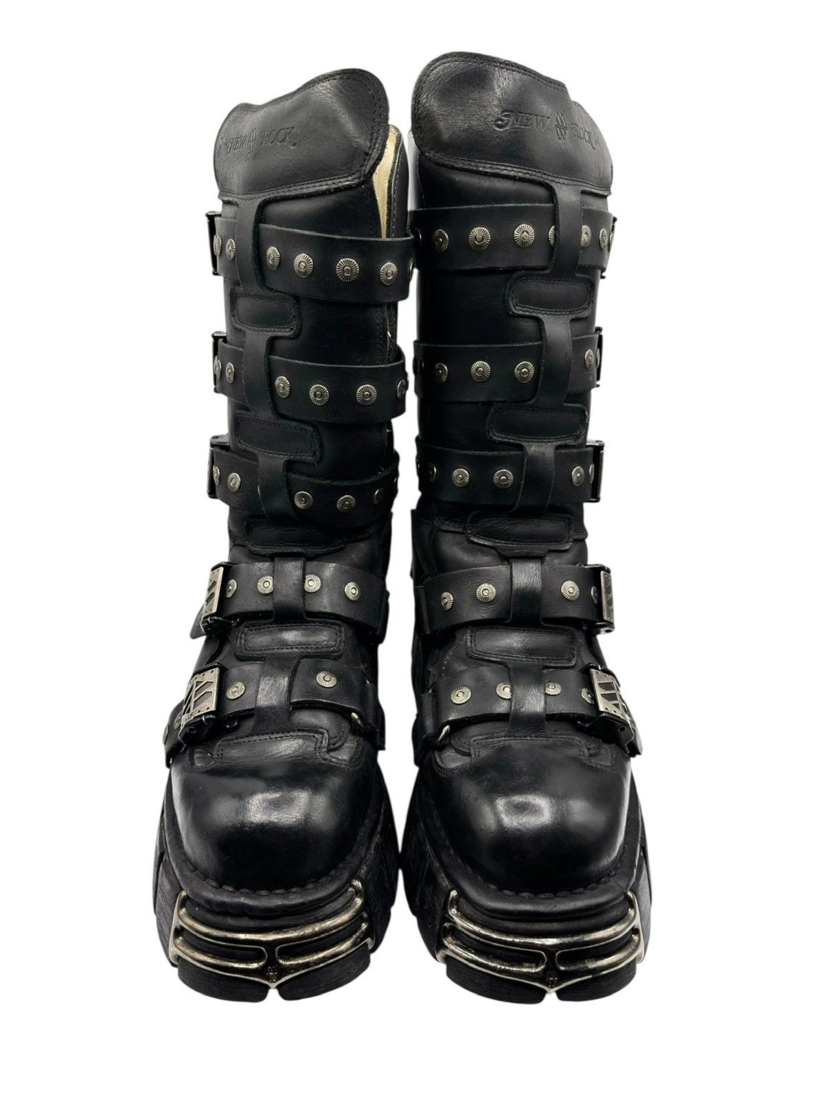New Rock Vintage New Rock knee high studded platform boots Size 43 Size US 10 / EU 43 - 2 Thumbnail