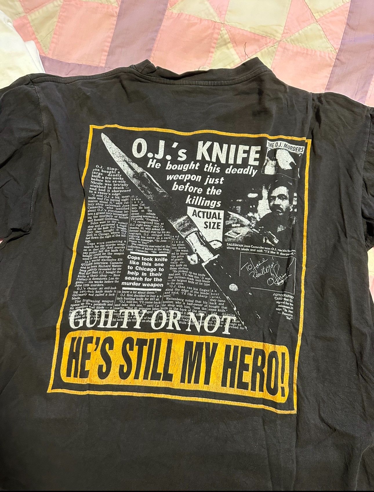Designer OJ Simpson Vintage Single Stitch Size US XL / EU 56 / 4 - 2 Thumbnail