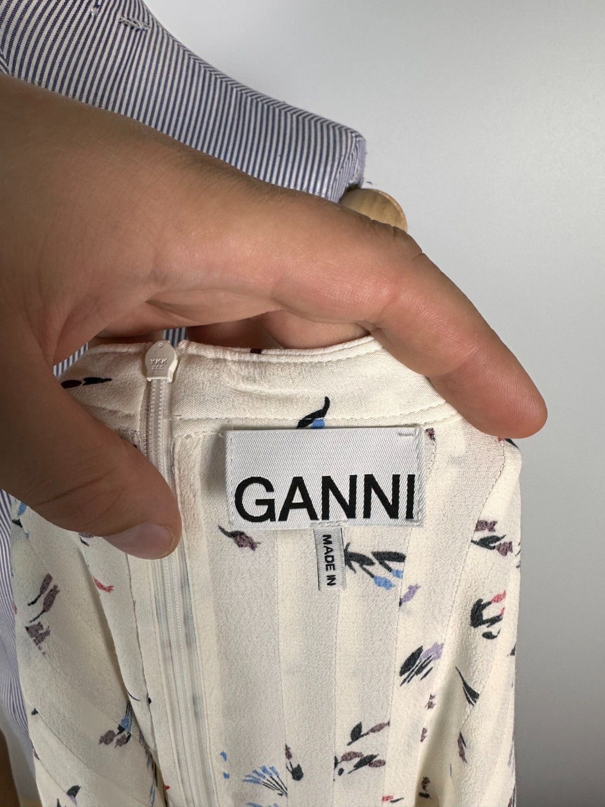 Ganni Ganni blouse long sleeve pleated size 38 Size XS / US 0-2 / IT 36-38 - 9 Thumbnail