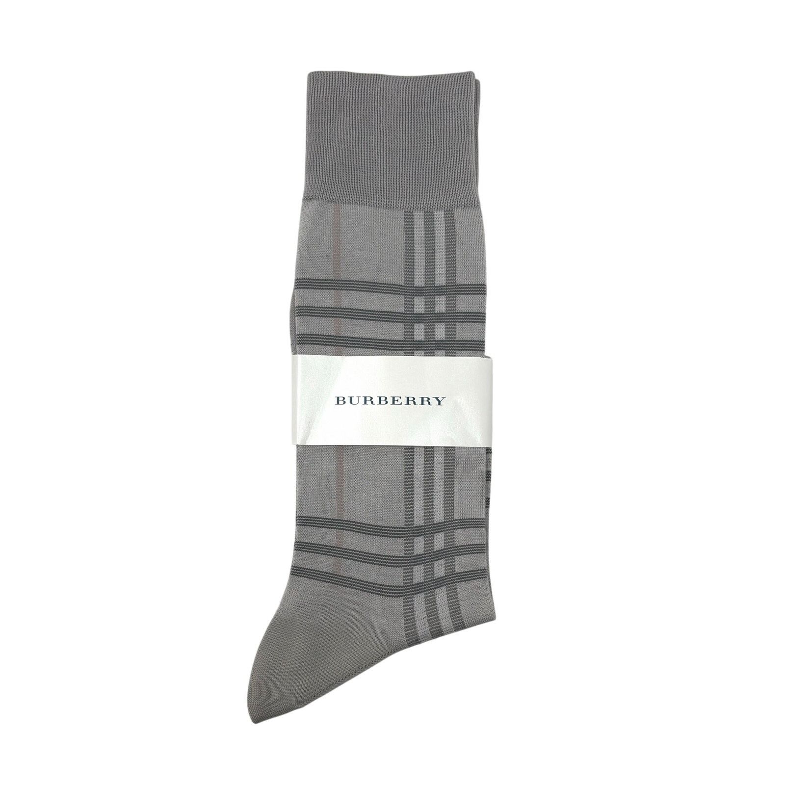 Burberry Burberry Nova Gray Dress Socks Size ONE SIZE - 1 Thumbnail