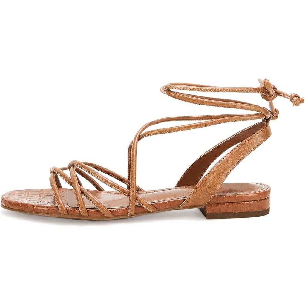 Other Ermonn Size 10 Brown Open Toe Lace Up Gladiator Sandals Size US 10 / IT 40 - 2 Thumbnail