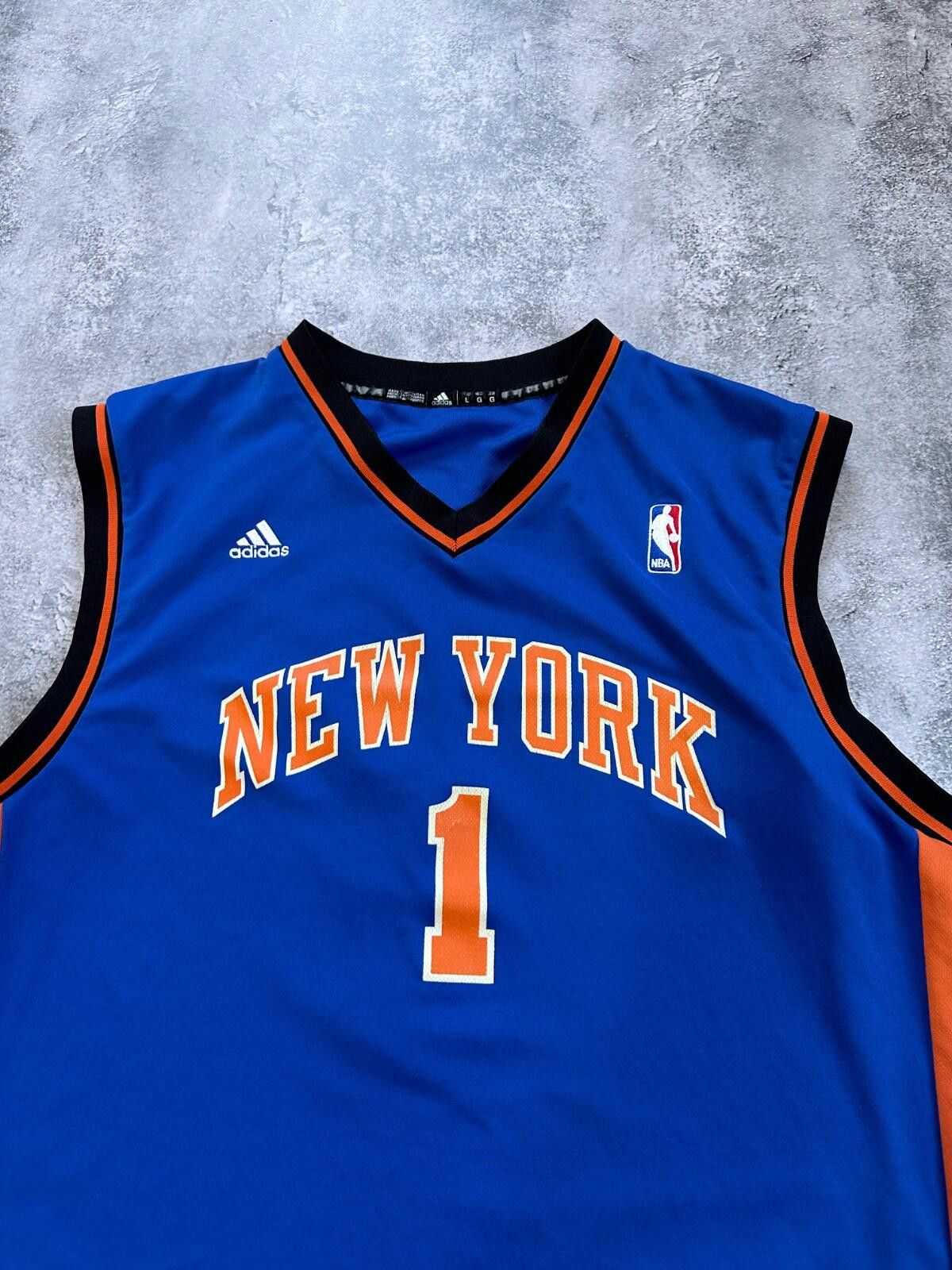 Adidas Adidas NBA New York Knicks #1 Amare Stoudemire Jersey Size US L / EU 52-54 / 3 - 2 Thumbnail