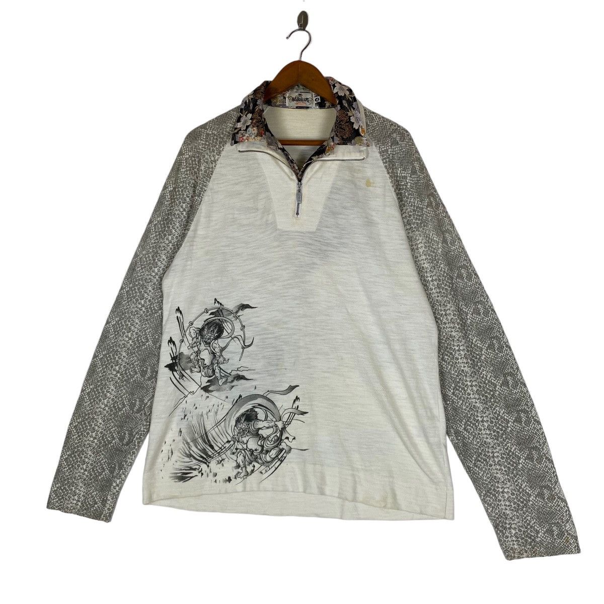 Japanese Brand ✨Nice design Karakushi Tamashi japanese vintage motif shirt Size US M / EU 48-50 / 2 - 4 Thumbnail